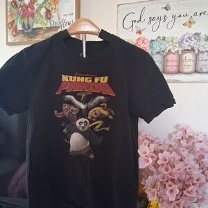 Dreamworks Kung Fu Panda Black Tee for Kids